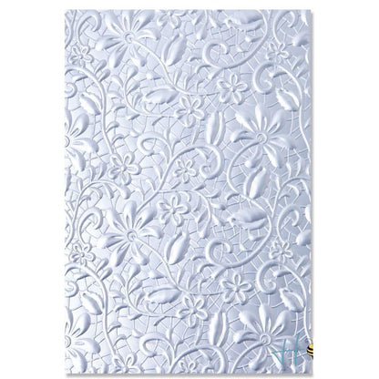 3D Textured Impressiones Lacey / Folder de Grabado de Encaje Folders de Grabado Sizzix