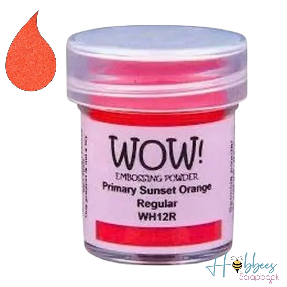 Sunset Orange Embossing Powder / Polvo de Embossing Naranja Descontinuado Wow!