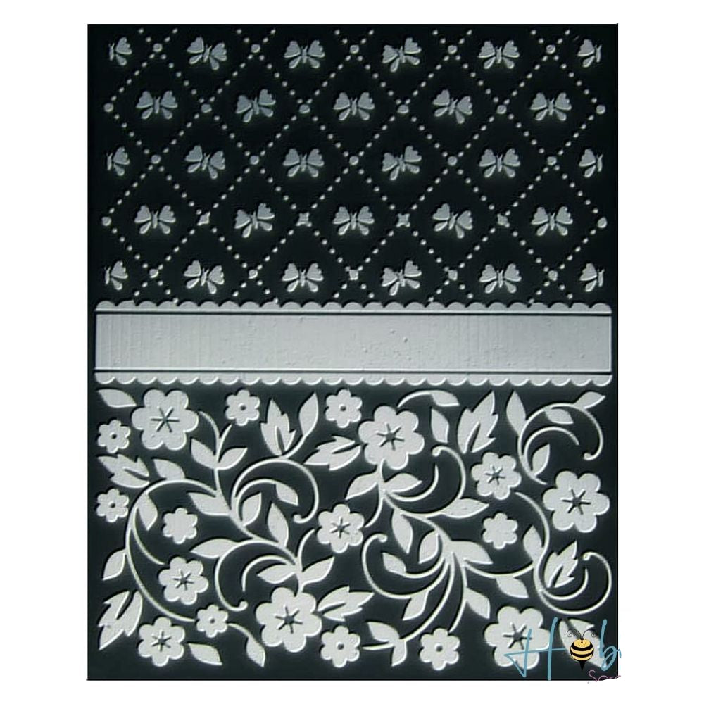 Folder de Grabado Flores y Mariposas Folders de Grabado Hobbees