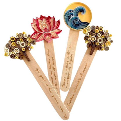 Tiras de Papel para Filigrana / Quilling Paper Mixed Colors Metallic Filigrana Quilled Creations