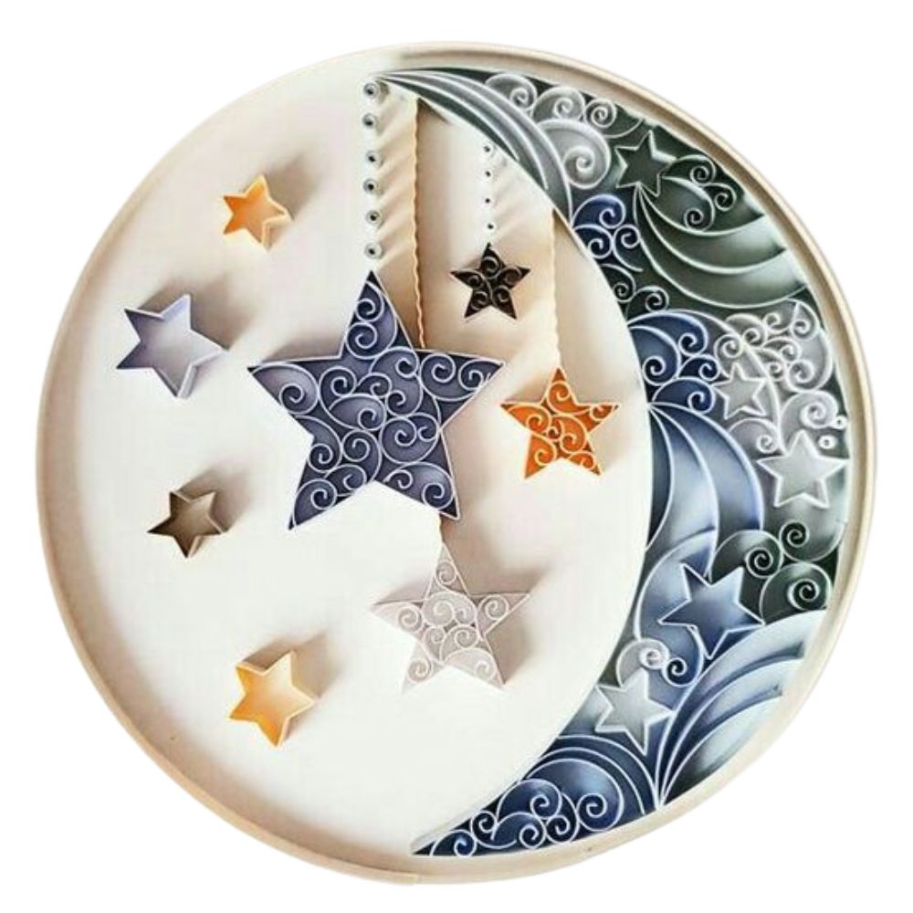 Tiras de Papel para Filigrana / Quilling Paper Mixed Colors Metallic Filigrana Quilled Creations