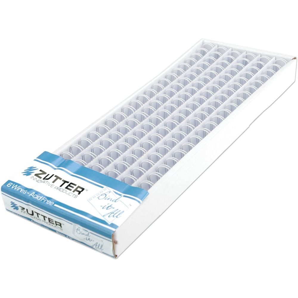 Owire Binding White 3/8" / Arillos Metálicos Blancos - 0.95 cm Descontinuado Zutter