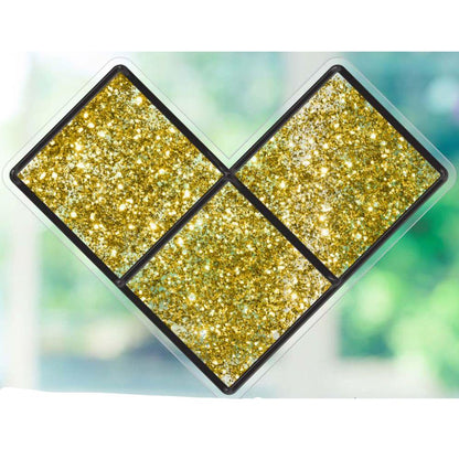 Gallery Glass Paint Gold Glittter / Pintura para Vitral Oro con Glitter Descontinuado Folk Art