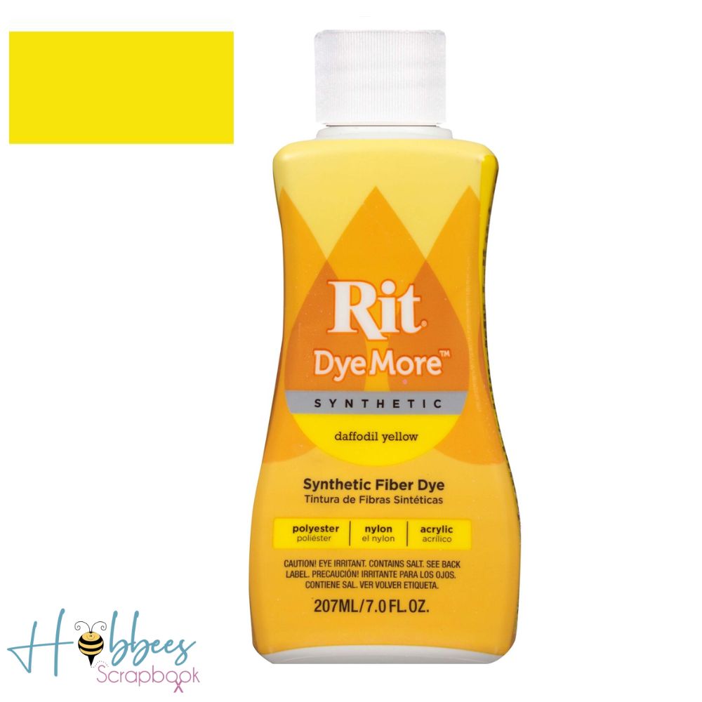 Rit DyeMore Liquid Daffodil Yellow / LÃquido para Teñir Amarilllo Pintura para Tela Rit