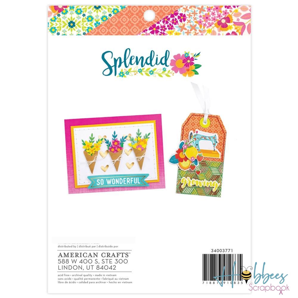 Splendid Paper Pad 6 x 8" / Block de Papel Espléndido Descontinuado American Crafts