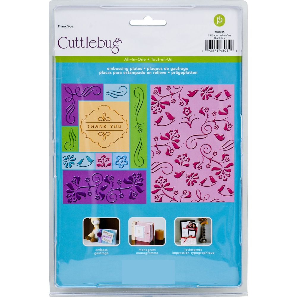 Thank You All-In-One / Folder de Grabado Reposicionable Folders de Grabado Cuttlebug