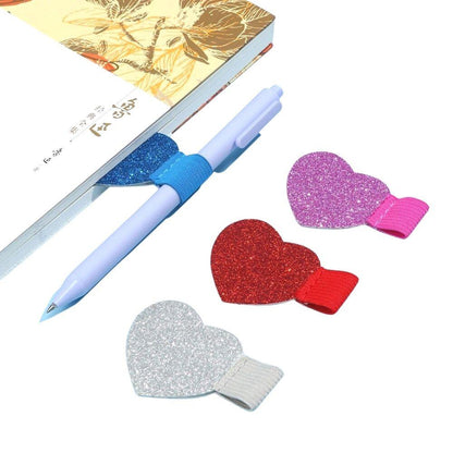 Sujetador de Corazón Rosa para Bolígrafo Caligrafía plumas Hobbees