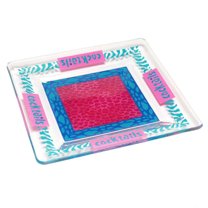 Enamel Paint Metallic Blue Cascade / Pintura de Esmalte Metálica Azúl Esmaltes Folk Art