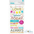 Splendid Thickers Stickers This & That Phrase / Estampas de Frases con Volúmen Descontinuado American Crafts