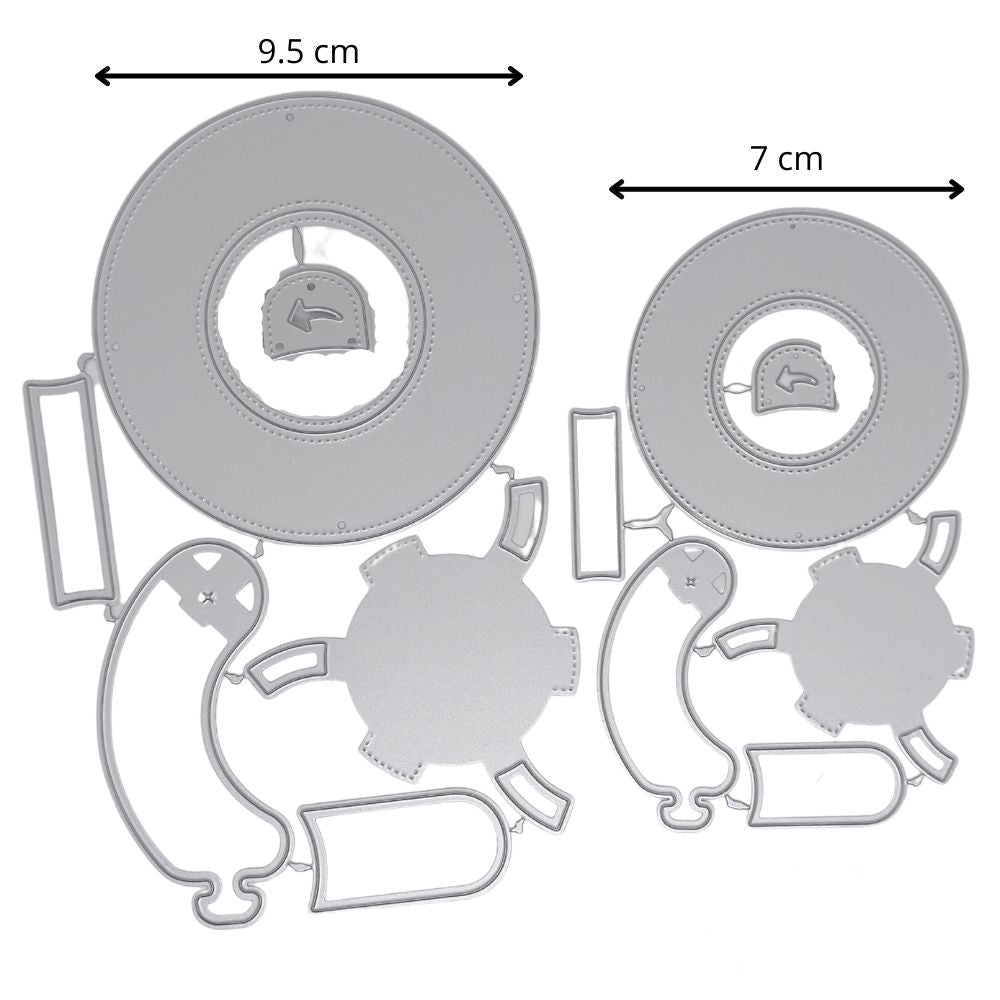 Kit de Suaje de Iris de Cámara Mágico en 2 Tamaños Dados de Corte / Suajes / Troqueles Hobbees