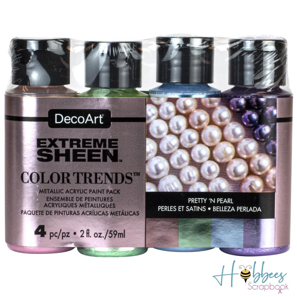 Extreme Sheen Color Trends Acrylic Paint / Paquete de Pintura Acrílica Metálica