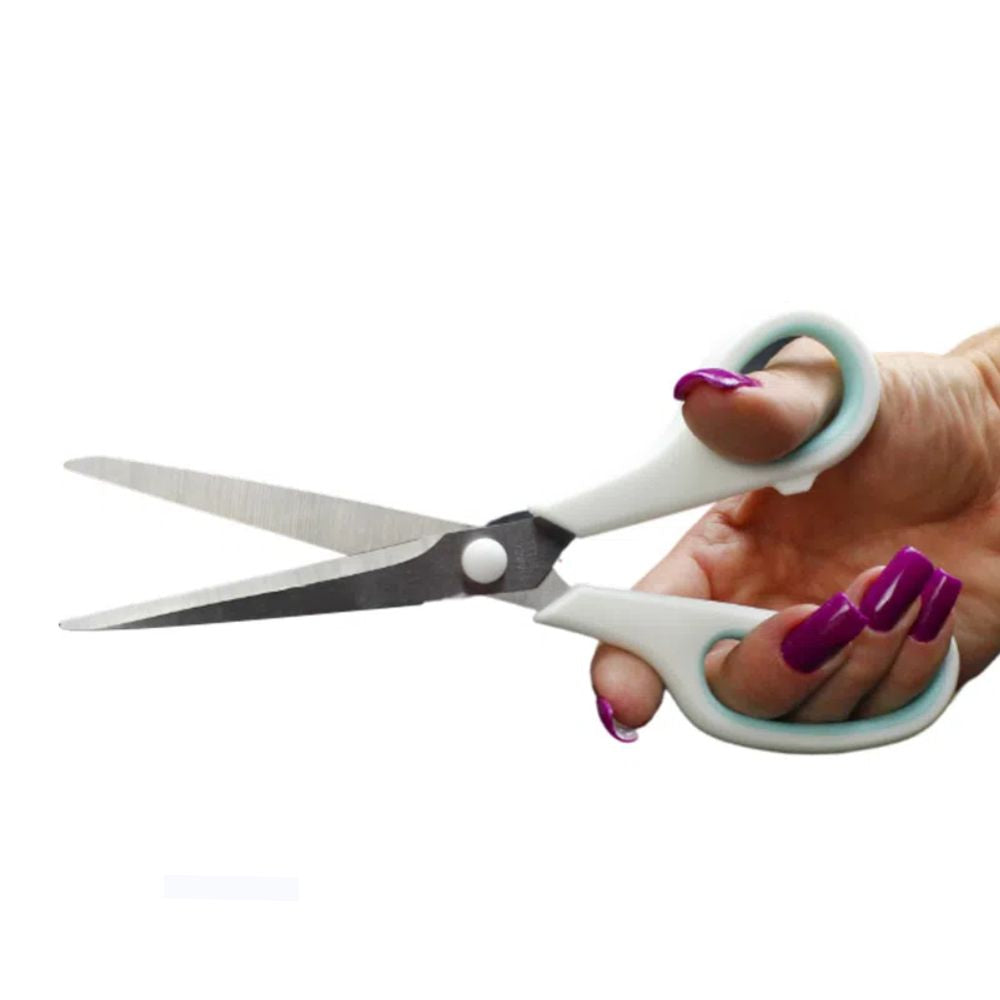 Craft Scissors / 3 Tijeras para Manualidades Blanco con Azúl Tijeras / Cutters We R Memory Keepers