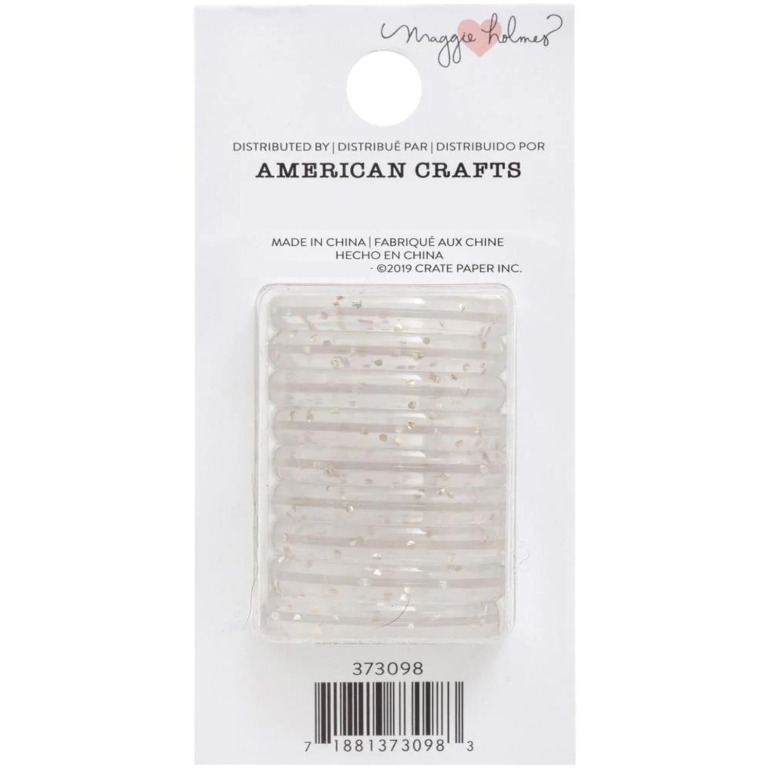 Planner Small Discs Gold Glitter / Discos para Agendas Glitter Dorado Descontinuado Maggie Holmes