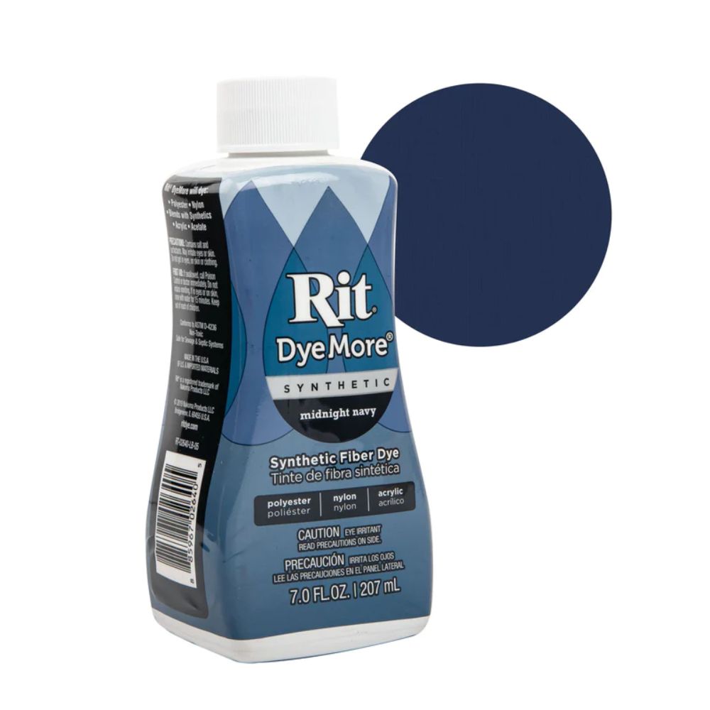 Rit DyeMore  Liquid Midnight Navy / LÃquido para Teñir Azul Marino Pintura para Tela Rit