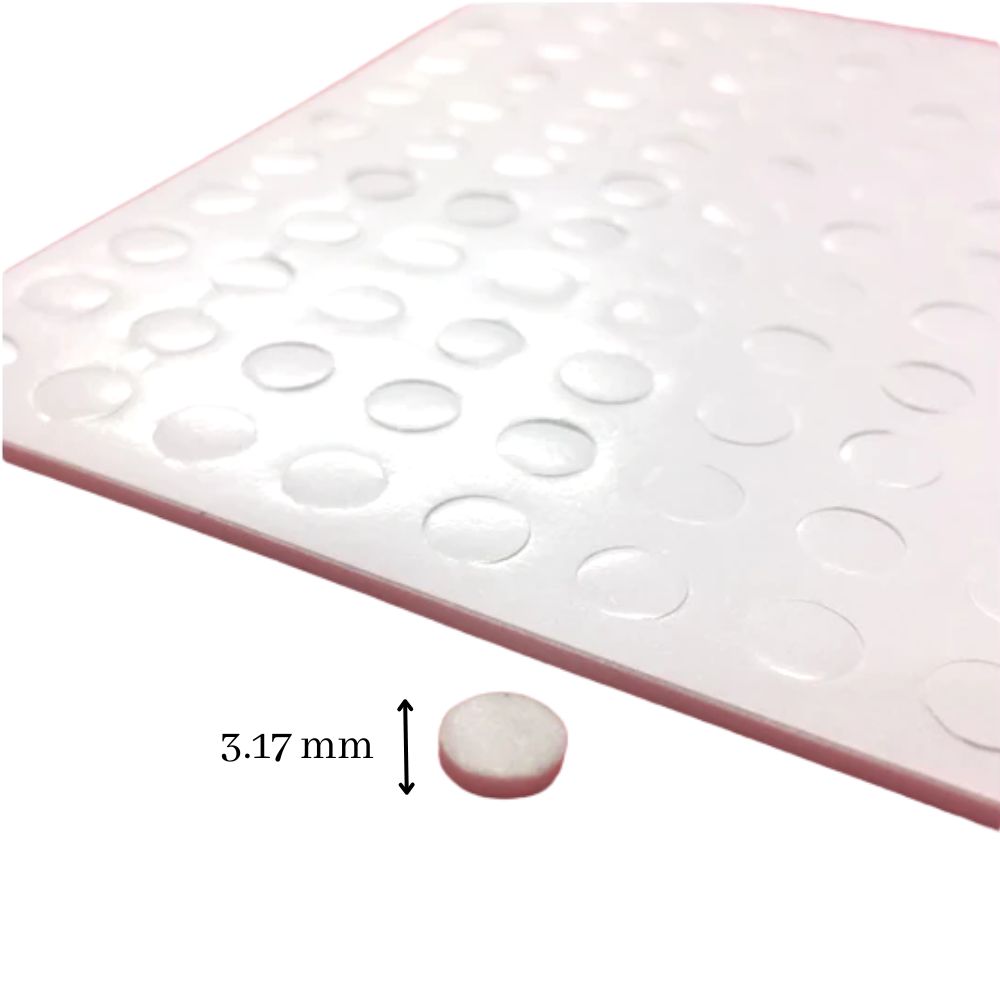 3D Pop Dots Dual-Adhesive Micro Foam / Foami Adhesivos 3.17 mm