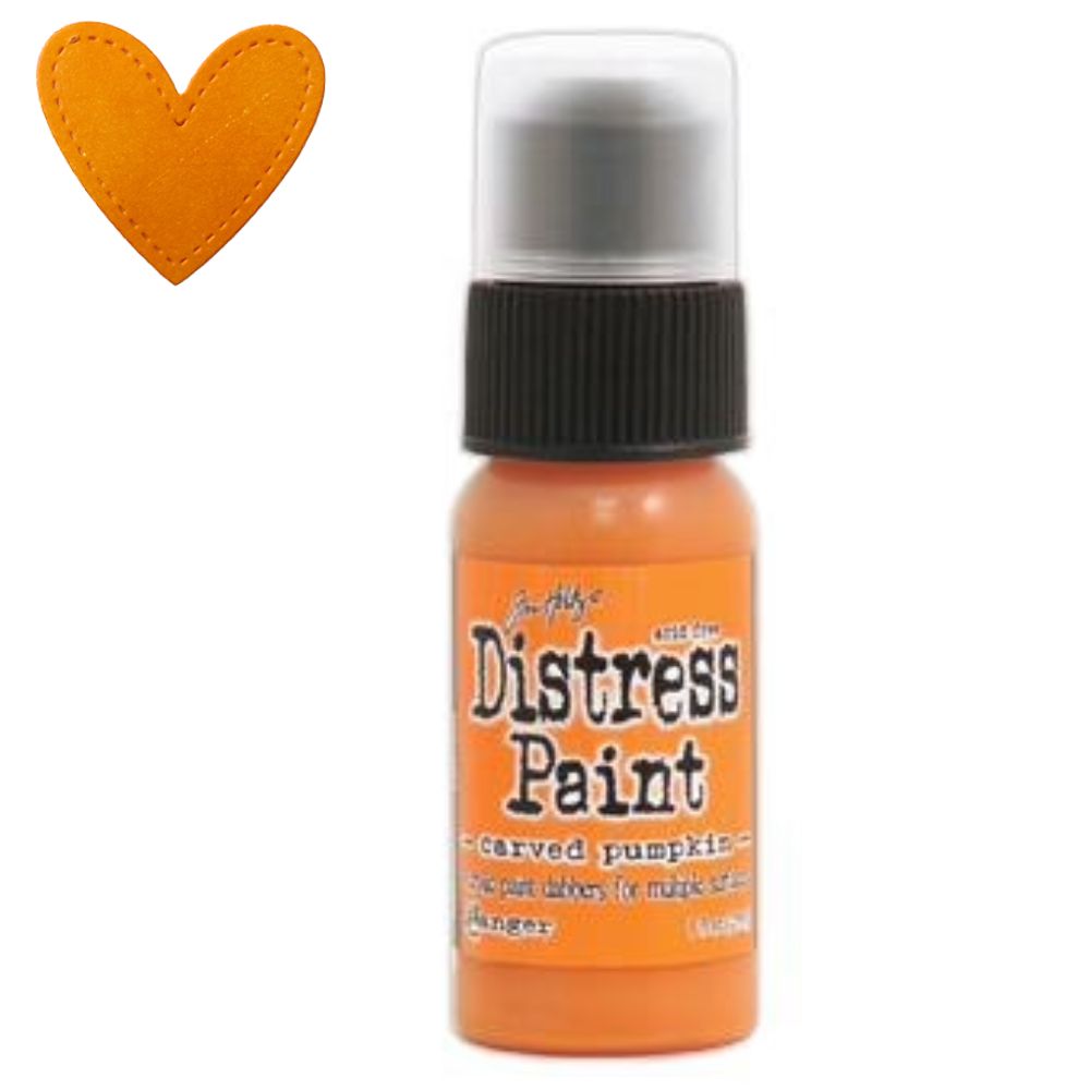 Distress Dabber  Carved Pumpkin Acrylic Paint /  Pintura AcrÃlica Naranja Tintas Ranger