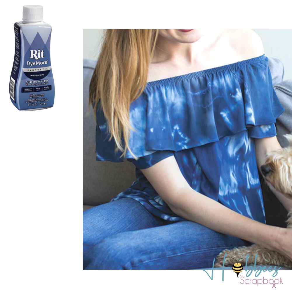 Rit DyeMore  Liquid Midnight Navy / LÃquido para Teñir Azul Marino Pintura para Tela Rit