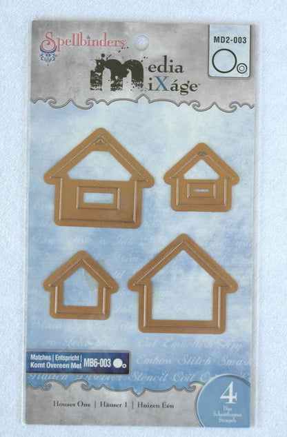Houses One Dies / Suaje de Corte Casas Descontinuado Spellbinders