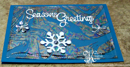 Brutus Monroe Tide Pool Deco Foil / Foil Agua en Movimiento Foil Gina K Designs