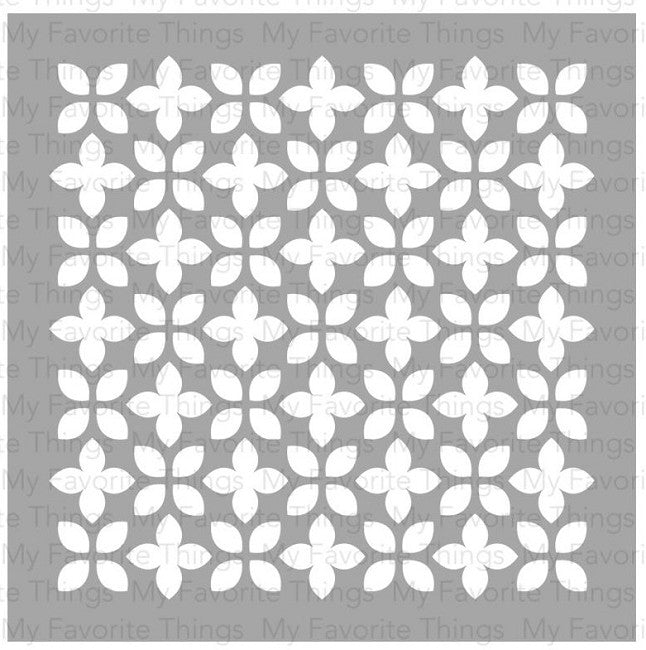 Abstract Petals Stencil / Plantilla de Petalos de Flor Descontinuado My Favorite Things