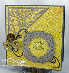 Suaje de Corte de Acentos y Ondas Botanicas  / Botanical Swirls and Accents Descontinuado Spellbinders