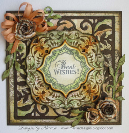 Suaje de Corte de Acentos y Ondas Botanicas  / Botanical Swirls and Accents Descontinuado Spellbinders