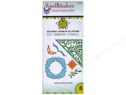 Suaje de Corte de Acentos y Ondas Botanicas  / Botanical Swirls and Accents Descontinuado Spellbinders
