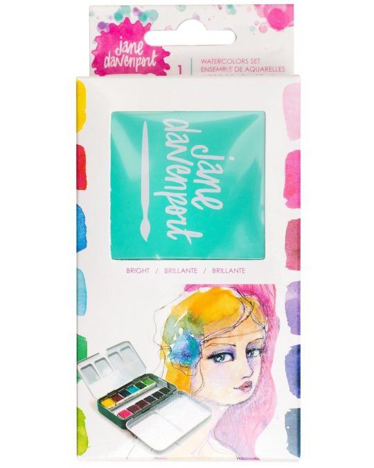Petite Palette Brights / Caja Acuarelas Colores Brillantes Descontinuado Jane Davenport