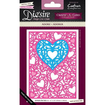 Suaje de Corte para Hacer Fondos de Corazones / Adore Descontinuado Crafter&