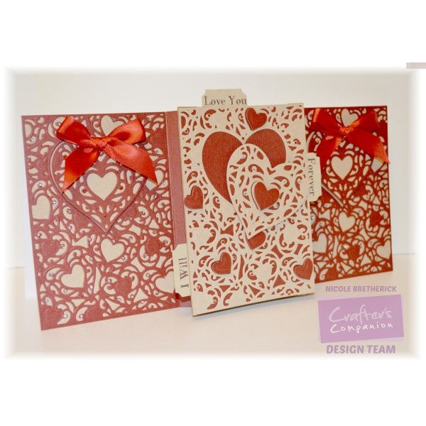 Suaje de Corte para Hacer Fondos de Corazones / Adore Descontinuado Crafter&
