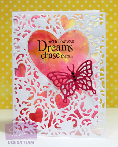 Suaje de Corte para Hacer Fondos de Corazones / Adore Descontinuado Crafter&