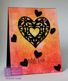 Suaje de Corte para Hacer Fondos de Corazones / Adore Descontinuado Crafter&