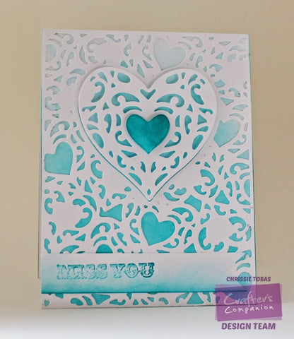 Suaje de Corte para Hacer Fondos de Corazones / Adore Descontinuado Crafter&