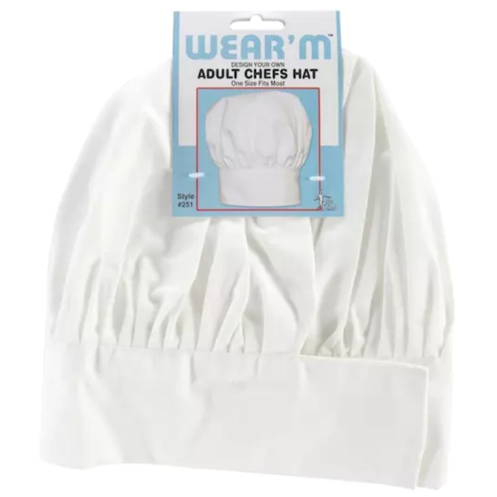 Adult Chef Hat / Gorro de Chef para Adultos Descontinuado Mark Richards