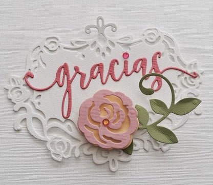 Thanks Cutting Die  / Suaje de Gracias Descontinuado Sizzix