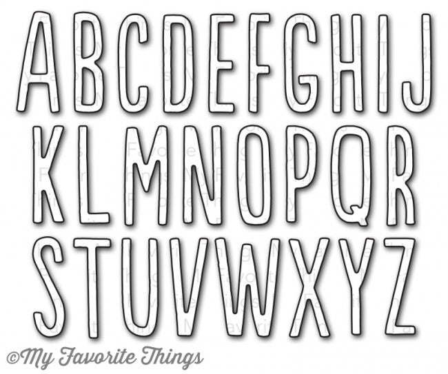Suaje de Corte de Alfabeto / Emmitt alphabet Descontinuado Die Namics