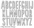 Suaje de Corte de Alfabeto / Emmitt alphabet Descontinuado Die Namics