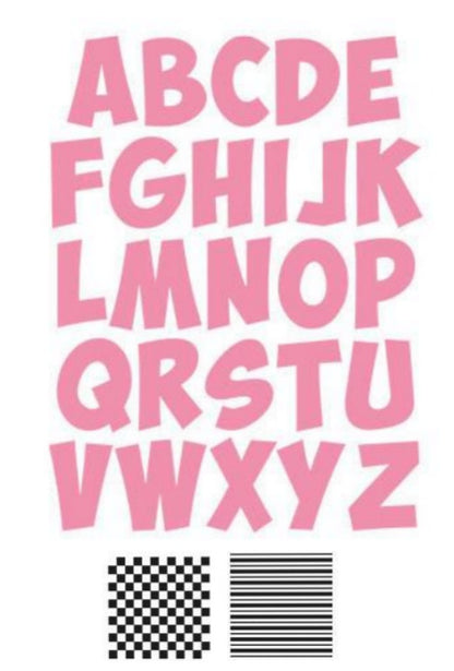Set de Suaje y Sello de Alfabeto / Alphabet Descontinuado Marianne design
