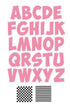 Set de Suaje y Sello de Alfabeto / Alphabet Descontinuado Marianne design