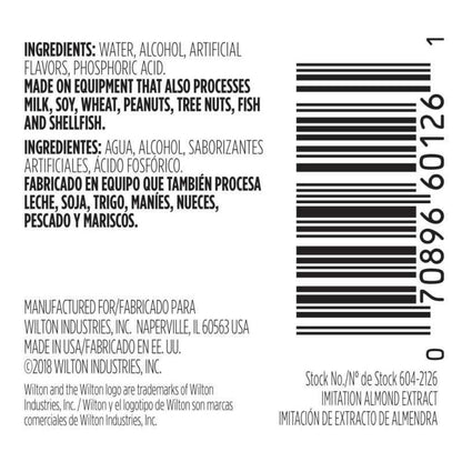 Imitation Almond Extract / Imitación de Extracto de Almendra Descontinuado Wilton