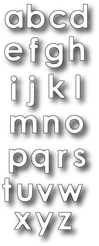 Suaje de Corte de Alfabeto / Large Parker Lowercase Alphabet Descontinuado Memory Box