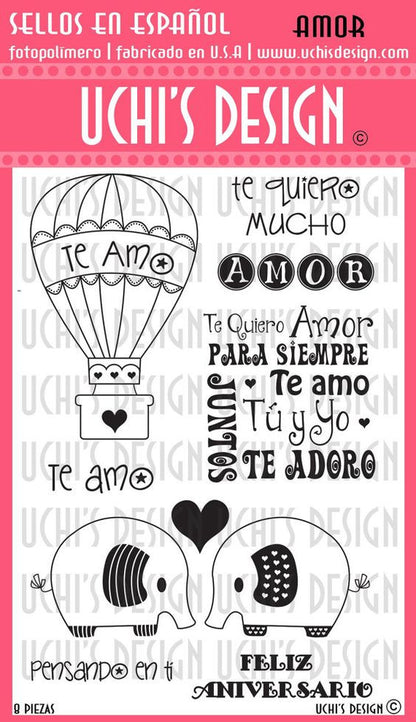 Sellos de Polímero Amor / Love Descontinuado Uchis Desing