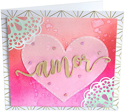 Thinlits Dies Amor / Suaje Amor Descontinuado Sizzix