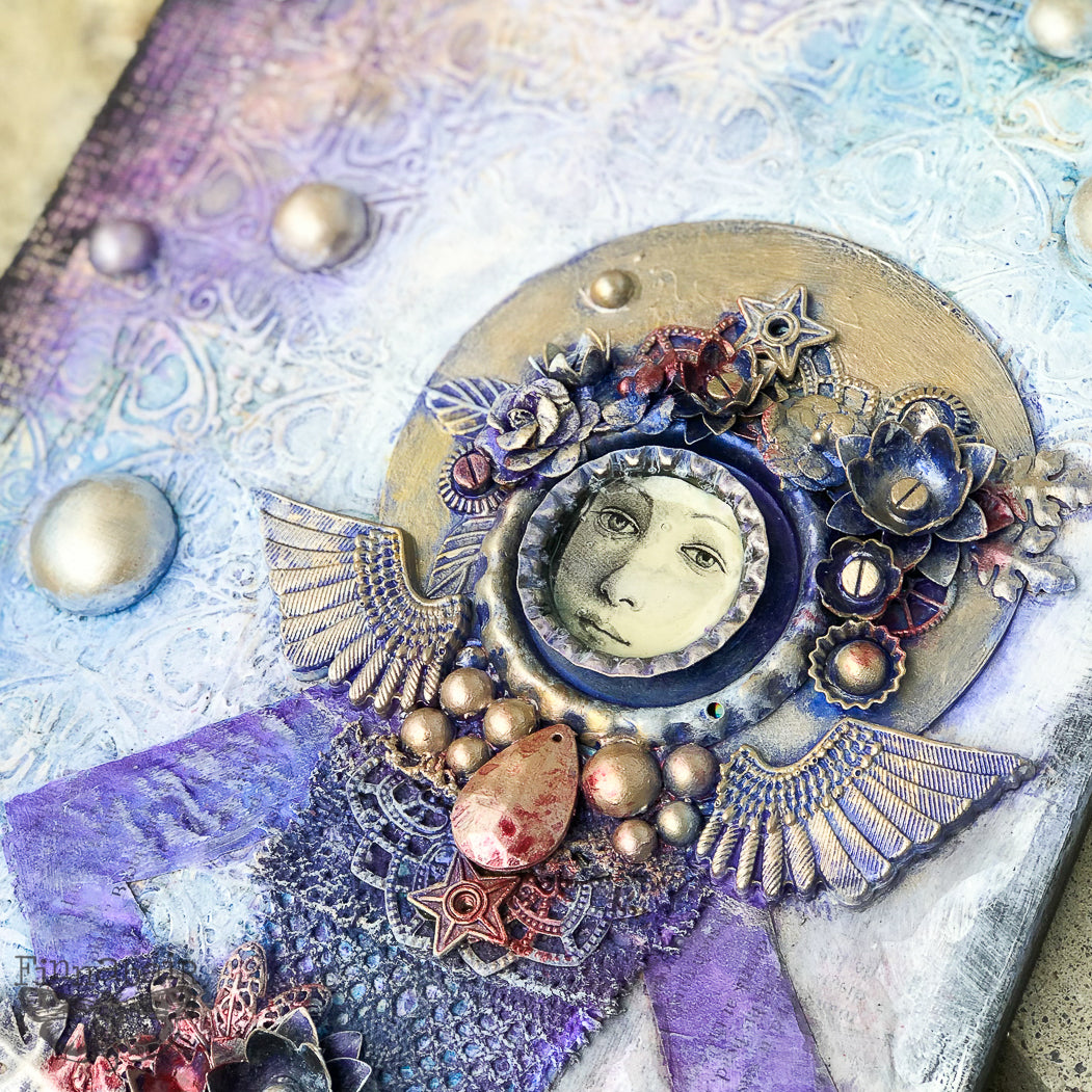 Finnabair Art Alchemy Metallique Wax Firebird / Pintura en Cera Fuego Pintura y Medios Mixtos Prima Marketing