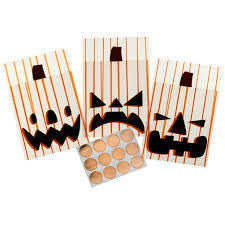Animal Mascarade Jack O Lantern Treat Bags /  Bolsas para Dulces  Calabaza Repostería Martha Stewart