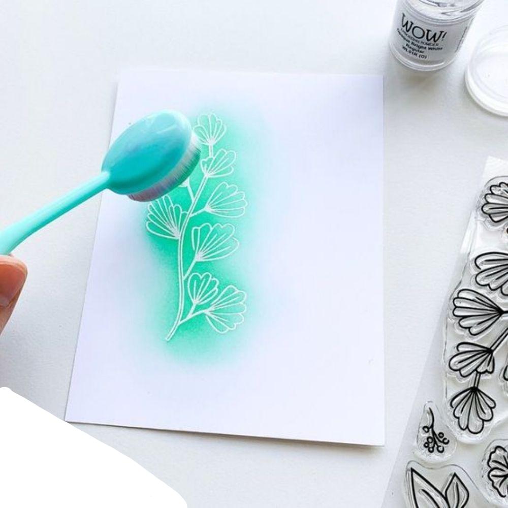 Opaque Bright White Embossing Powder / Polvo de Embossing Blanco Polvos de Embossing Wow!