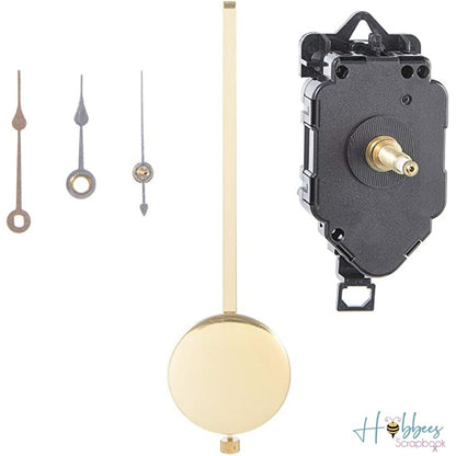 Pendulum Clock Movement 7&quot; / Reloj de Péndulo con Movimiento Accesorios Walnut Hollow Non Wood