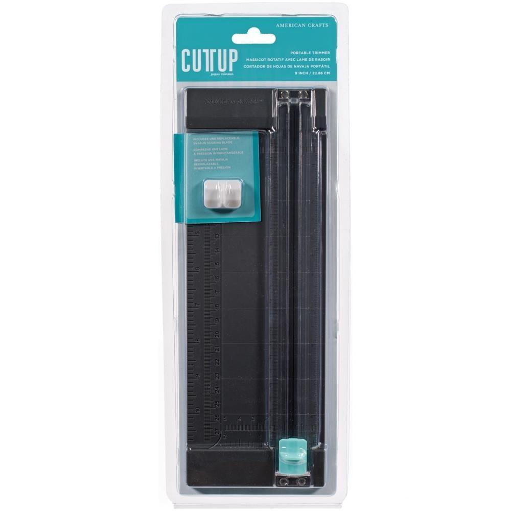 Turquoise Craft Blade Trimmer 9" / Cortadora Para Papel Turquesa Cortadoras / Guillotinas American Crafts