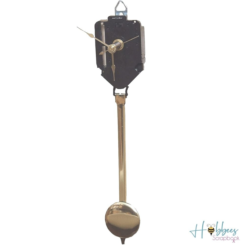 Pendulum Clock Movement 7&quot; / Reloj de Péndulo con Movimiento Accesorios Walnut Hollow Non Wood