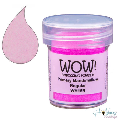 Marshmallow Embossing Powder / Polvo de Embossing Rosa Descontinuado Wow!